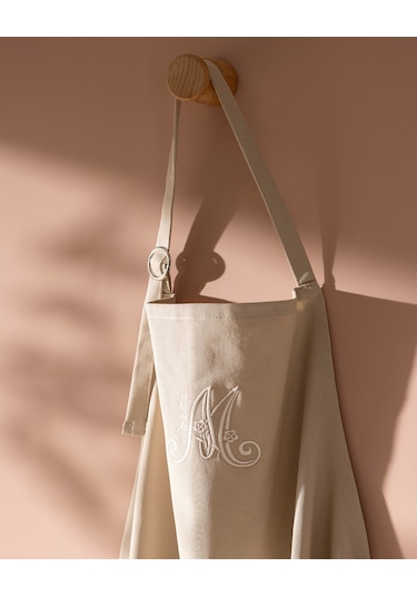 Madame Coco Cally %100 Pamuk Mutfak Önlüğü - Bej 8684427188989 Ekru