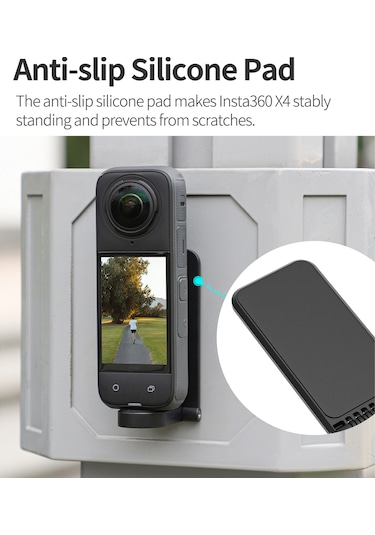 Hangfox Insta360 X4 İçin Sunnylife Manyetik Tutucu: Açı Ayarlanabilir Masaüstü Stant Ve El Tutucu, Çok Amaçlı Erişorya X4-zj827