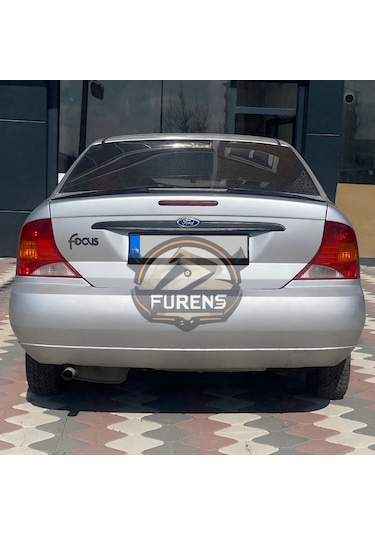 Ford Focus 1 1999-2005 Piano Black Yarasa Tip Üniversal Spoiler Elastik Bagaj Üstü Çıta