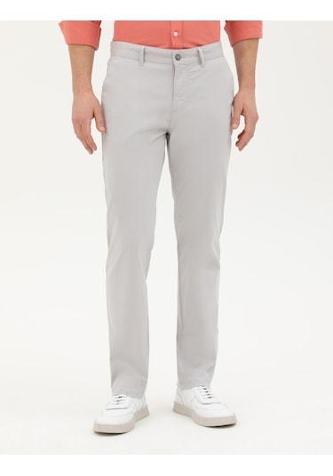 Pierre Cardin Erkek Açık Gri Pantolon Kanvas-chino 50288510-vr001 AÇIK GRİ Açık Gri