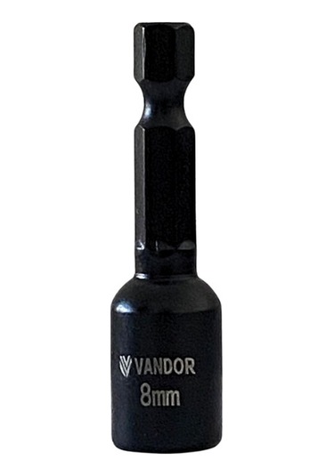 Vandor Manyetik Somun Tutucu İmpact Adaptör Pipo Lokma-çatı Vida Adaptörü 8 45 1 Adet 0.45 CM