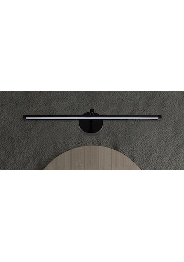 Resim Ayna Aplik 50 cm. Günışığı Siyah