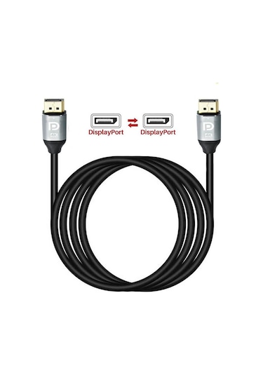 Koodmax 4k 60hz Displayport To Displayport Kablo Dp 1.2 21.60gbps, 1080p Freesync G-sync - 3 Mt