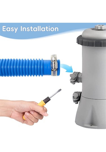 Havuz Pompası Hortumu, Yüzme Havuzu Filtre Pompasına Uyarlanmış 300/330/530/1000