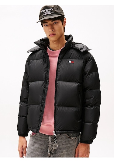 Tommy Hilfiger Tjm Alaska Down Puffer Ext Erkek Siyah Mont - Dm0dm22036 Tommy Hilfiger Tjm Alaska Down Puffer Ext Erkek Siyah Mont - Dm0dm22036