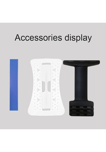 Lomber Çekiş Germe Cihazı Duruş Düzeltici Bel Desteği Omurga Acı Rölyef Geri Masaj Sedye White Blue Beyaz