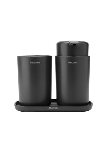 Brabantia Renew Dark Grey Banyo Seti 3 Parça Gri