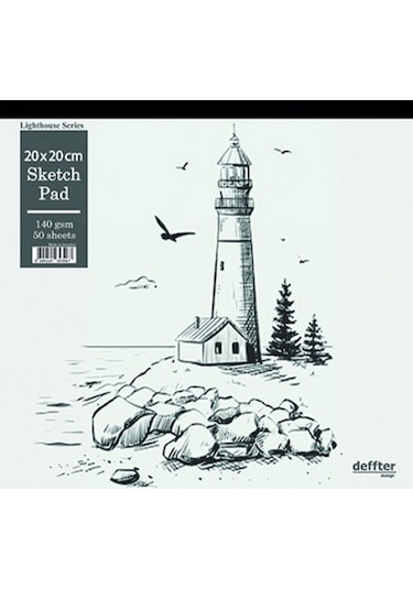 Eskiz Defter Light House 20 20 64396-7 Çok Renkli