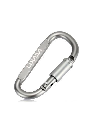 Lixada D-şeklinde Karabina Kilidi Aşırı Dayanıklı Alüminyum Alaşım Karabina Çadır İpi Karabina Sırt Çantası Askısı Karabina