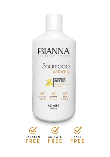 Bianna Keratin Tuzsuz Şampuan 500 ML