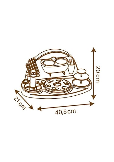 7600312116 Smoby Chef Çikolata Fabrikası Oyun Seti Çok Renkli