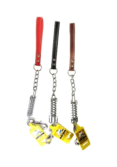 Cans SL111C Uzun Yaylı Çelik Gezdirme Tasması Çok Renkli 4 MM x 50 CM Çok Renkli