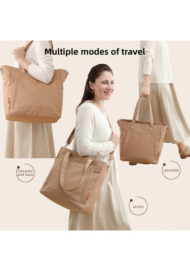 Reedark Insular 20l Nylon Çanta: Müm Anne Çantası, 9 Cep, Islak Çanta, Değişim Matı, Bebek Arabası Askısı, Su Geçirmez, Mor Mor