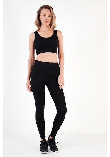 Lela Esnek Slim Fit Toparlayıcı Yüksek Bel Bayan Tayt 5865552 Siyah Lela Esnek Slim Fit Toparlayıcı Yüksek Bel Bayan Tayt 5865552 Siyah