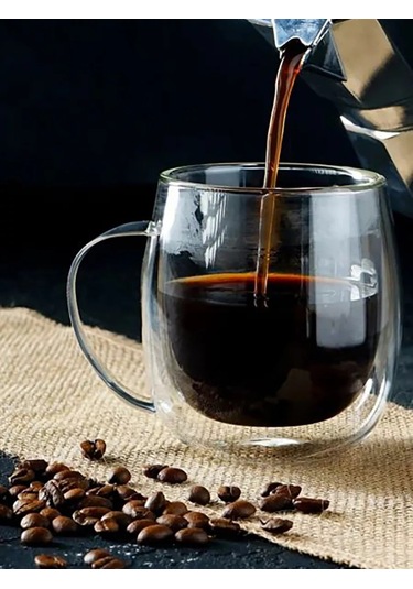 Perfecto Lınea Çift Tabanlı Cam Kahve Ve Çay Kupası 250 Ml 197210973 Beyaz