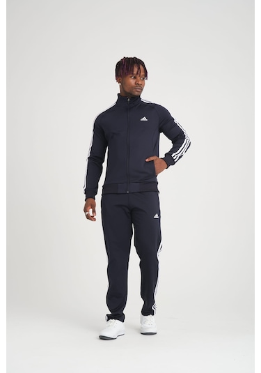 Adidas Climalite Büyük Beden Eşofman Takımı SIYAH