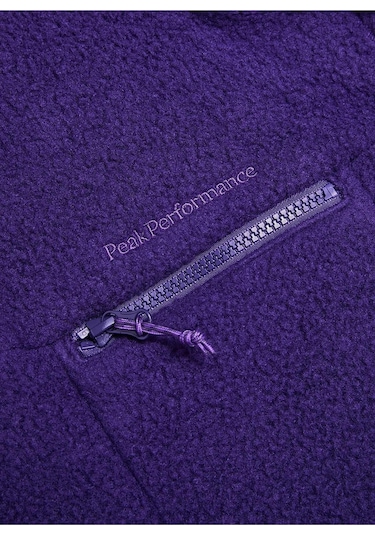 Peak Performance G78130120 W Fleece Snap T-neck Kadın Polar 001