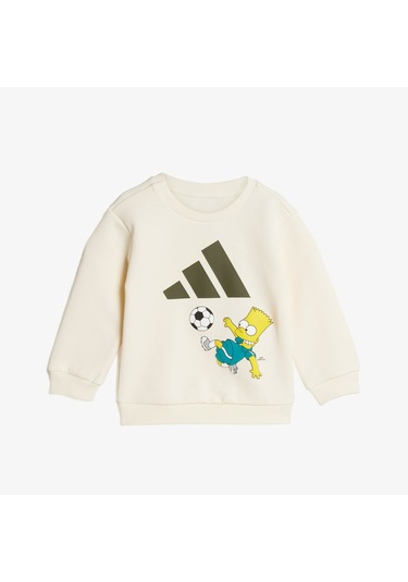 adidas The Simpsons Bebek Krem Eşofman Takımı Jl9175 Krem