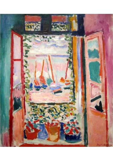 Henri Matisse Open Window Collioure 1905 Duvar Sanatı Baskı Posteri