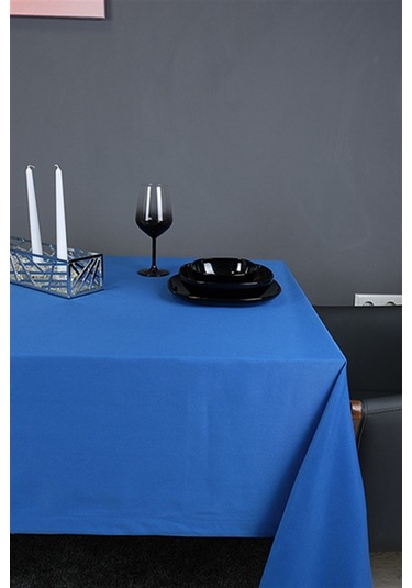 Twill Masa Örtüsü Saks Mavisi-672 - Saks Mavisi