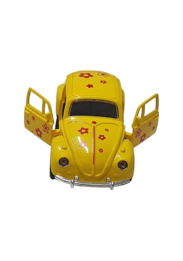 Vosvos Araba - Sürtmeli Desenli Sarı - Jw567-060