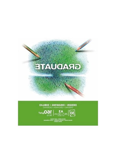Hafif Taneli Mezun Beyaz A3 Çizim Kağıdı - 160 Gsm
