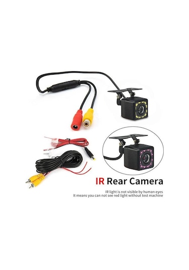 Yifomall 12v Araç Kamerası İle Hd Geri Görüş Ekranı - Ccd Ters Görüntü Sistemi