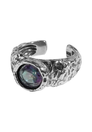 Soulader S925 Ayar Gümüş Zarif Retro Mikro Çakma Zirkonya Bayan Yüzüğü, İnce Kaplamalı Ve Ayarlanabilir Açıklık Özelliği İle Şık Aksesuar Gümüş