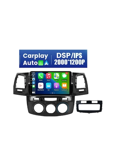 Toyota Hilux Android Multimedya 4gb/64gb 9 Inc Ips Hd Carplay