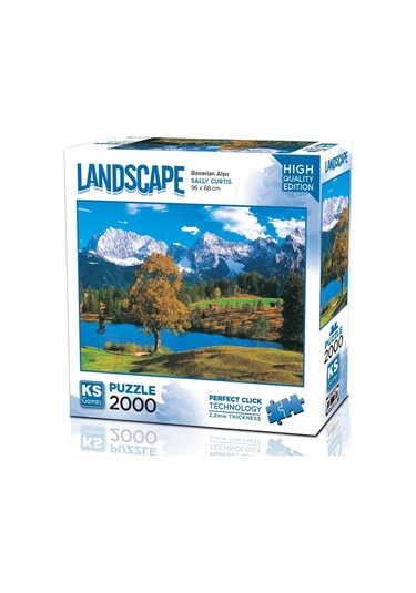 Ks Games 2000 Parça Bavyera Alpleri Puzzle - Sally Curtis