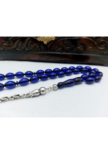 Nf Atölyesi Harika Çekime Sahip Ateş Kehribar Tesbih.ölçü: 8 X12