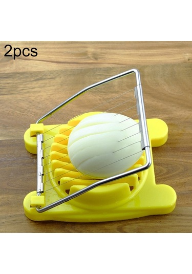 Cbtx Çok Fonksiyonlu Paslanmaz Çelik Yumurta Korunmuş Yumurta Dilimleyici Fantezi Splitter Mutfak Malzemeleri Yumurta Kesme Aletleri Sarı