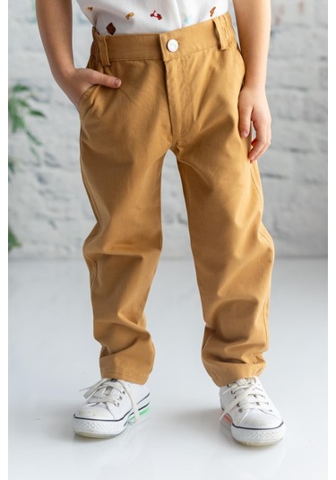 Zeyland Erkek Çocuk Gabardin Düz Pantolon-camel Camel