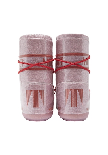 80d3400290-j001 Moon Boot Icon Jr Glitter Pembe Pembe