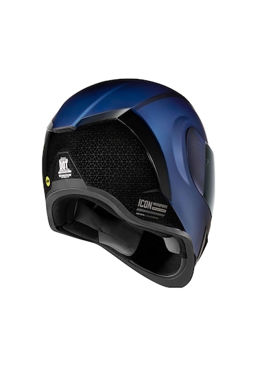 Icon Airform Counterstrike Mıps Kapalı Motosiklet Kaskı Mat Mavi
