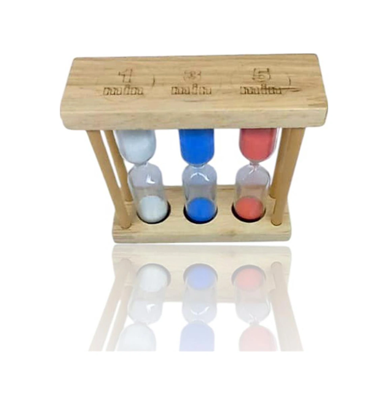 1,3,5 Dakikalık Ahşap Kum Saati