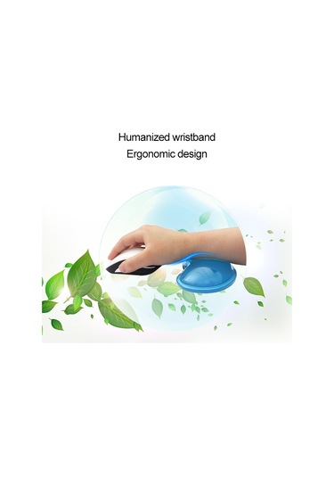 Montıan 2 Adet Şeffaf Silikon Bracer Kalp Şeklinde Fare Bilek Destekçisi, Rastgele Renk Teslimatı