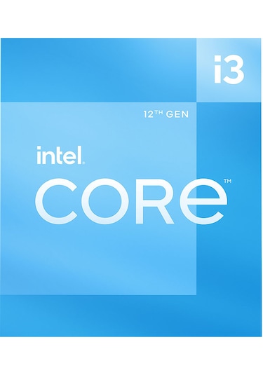 Intel Core i3-12100 3.3 GHz LGA1700 12 MB Cache 60 W Box İşlemci