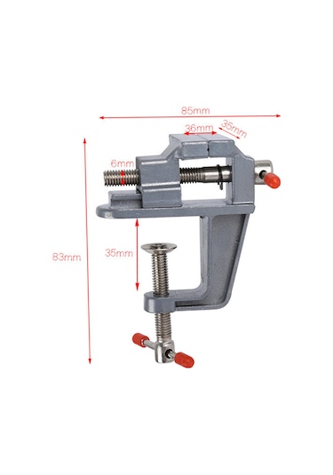 Neevoyu Alüminyum Mini Vise - Hafif Ve Dayanıklı, 36mm Açılış, Uygun Kucak Boyutu, Uygulama: Diy, El Sanatları, Elektronik Tamiri