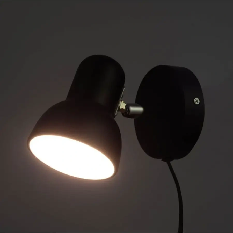 Bayerlux Duvara Monte Tel İpli Sote Ses E27 40w Siyah 158534383 Siyah