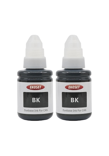 Ekoset Canon Pixma G2410 Uyumlu Siyah Mürekkep 2 Adet 135 Ml
