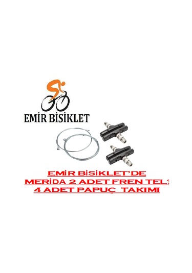 Merida Bisiklet Fren Teli & 4 Pabuç Seti Takımı