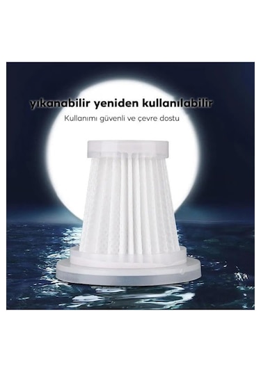 Oto Araç İçi Şarjlı Mini El Süpürgesi Araç İçi Süpürge