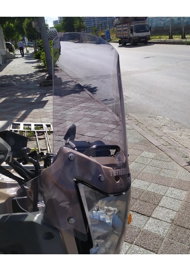 Yamaha Tenere Xtz660 Ön Cam Açık Füme Zeus 50cm 4mm