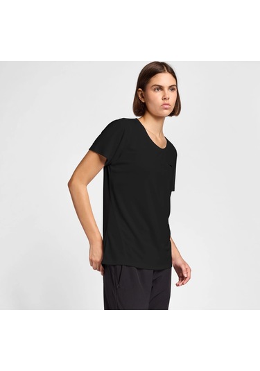 Lescon 25b-2015 Koşu Kısa Kol Tshırt 25btbk002015 Siyah