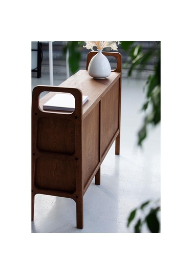 Woodesk Valle, Ahşap, Dolap Ve Konsol, 120x90, Tik Renk