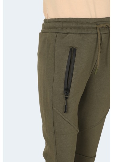 Slazenger Lamya 2 Li Set Unisex Çocuk Haki - Koyu Gri Eşofman Altı Haki - Koyu Gri