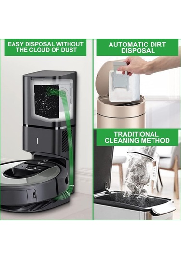 I7, I7+, E5 Modelleri İçin Roomba 6'lı Çantalar B Diğer