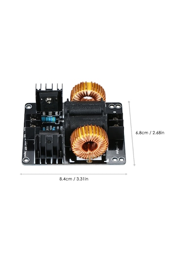 Geeroyoo 1000w Zvs İndüksiyon Isıtma Modülü, Tesla Bobini Güç Kaynağı, Düşük Voltajlı