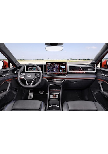 Volkswagen Yeni Tiguan E-tsi Multimedya Gösterge Ve Konsol Ekran Koruma Set 2024